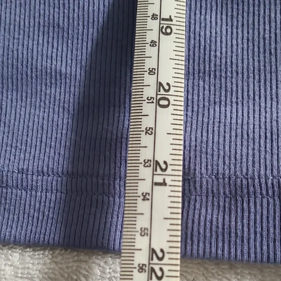 Calvin Klein Light Blue Ribbed Tank Top - Picture 8 of 8